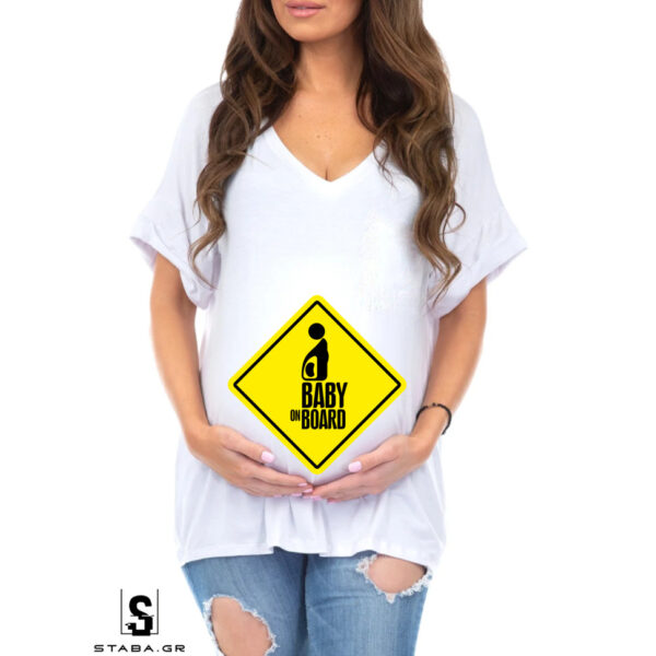 Κοντομάνικο Μπλουζάκι εγκυμοσύνης #226