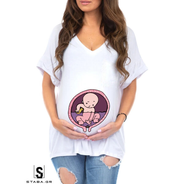 Κοντομάνικο Μπλουζάκι εγκυμοσύνης #224