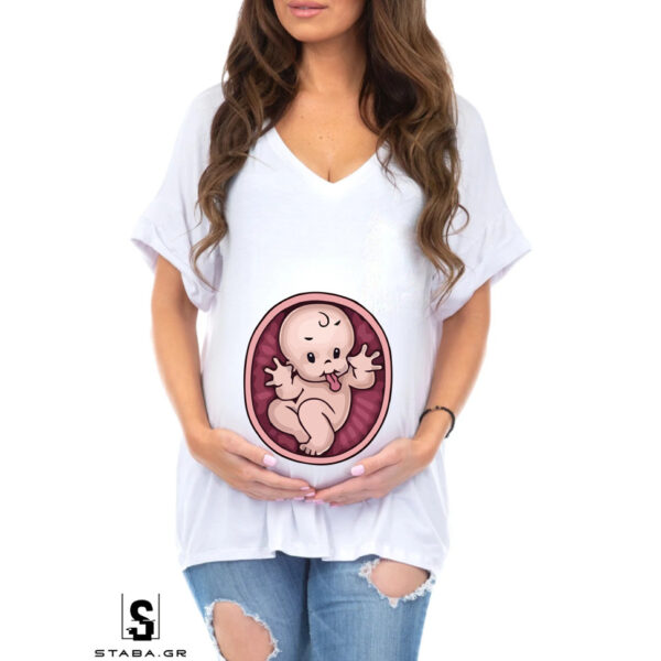 Κοντομάνικο Μπλουζάκι εγκυμοσύνης #225