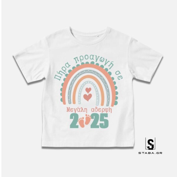 Μπλουζάκι  Πήρα προαγωγή σε μεγάλη αδερφή #500