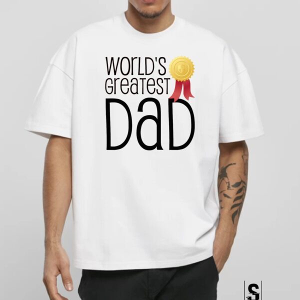 Unisex Κοντομάνικο Worlds greatest DAD (Γιορτή Πατέρα) #769