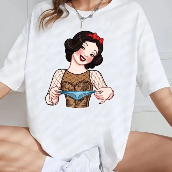 Unisex Κοντομάνικο μπλουζάκι Χιονάτη  #979