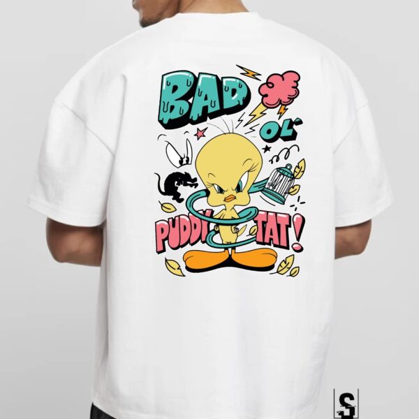 Unisex Κοντομάνικο μπλουζάκι Bad  Puddytat  #999