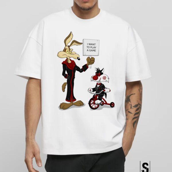 Unisex Κοντομάνικο μπλουζάκι i want to play a game #1008