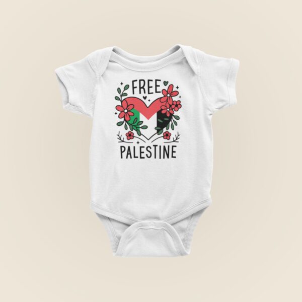 Βρεφικό φορμάκι Free Palestine t-shirt #995
