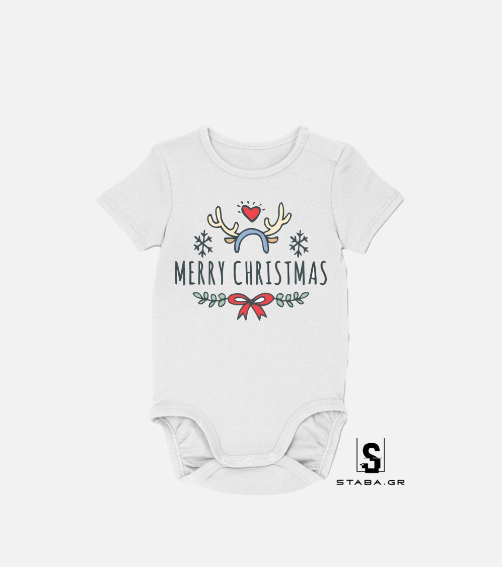 Φορμάκι/ Μπλουζάκι Merry Christmas Χριστουγεννιάτικο #1044
