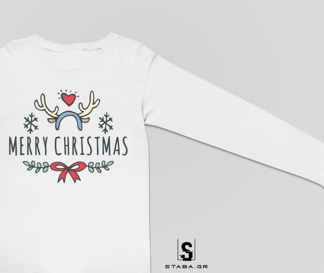 Φορμάκι/ Μπλουζάκι Merry Christmas Χριστουγεννιάτικο #1044 - Image 4
