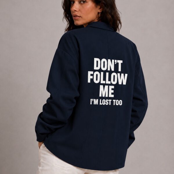 Blazer oversize 503 Navy #1251