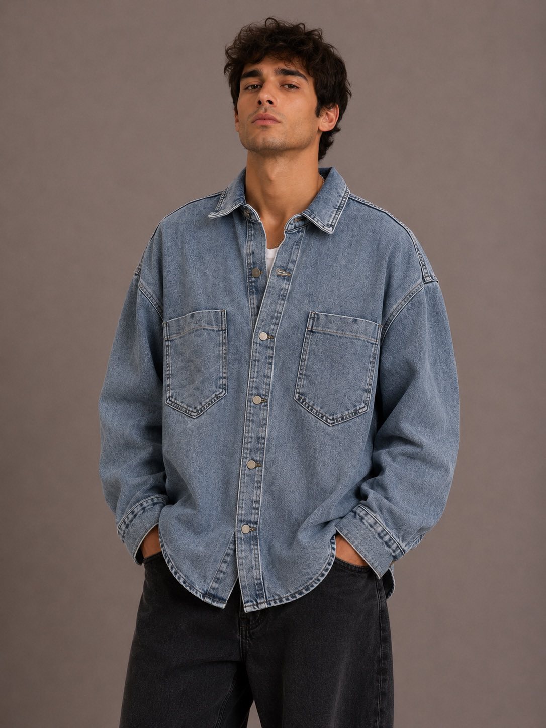 Jacket πουκάμισο Unisex 503 #1260 - Image 4